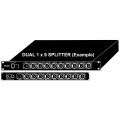 DMX Splitter 1x19 1RU Rack Mount
