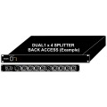 DMX Splitter 1x8  1RU Rack Mount