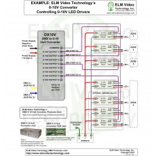 DMX 0-10 Volt Analog Converter PCB