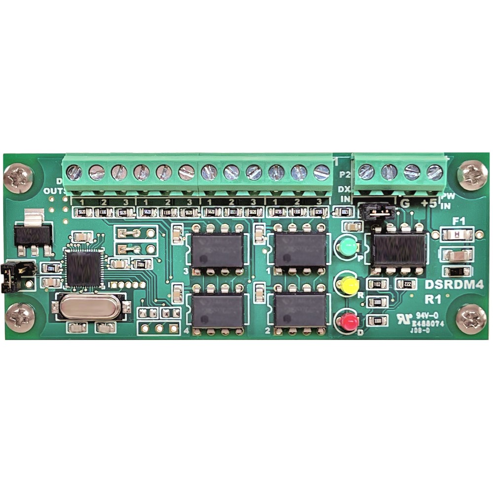 DMX Splitter 1x8 PCB