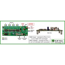 DMX Splitter 1x4 PCB