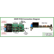 DMX Splitter 1x5 PCB w/ Power Supply Option