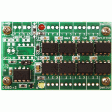 DMX Splitter 1x8 PCB