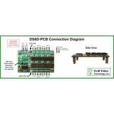 DMX Splitter 1x8 PCB