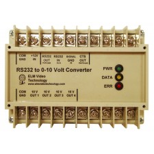 RS232 to 0-10 Volt Analog Converter DIN Rail / Wall Mount