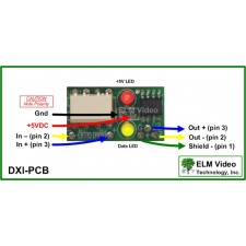 DMX Optical Input Isolator In Line PCB