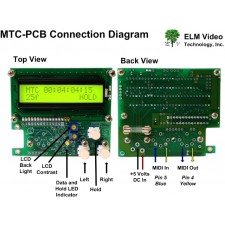 Midi Time Code Reader PCB